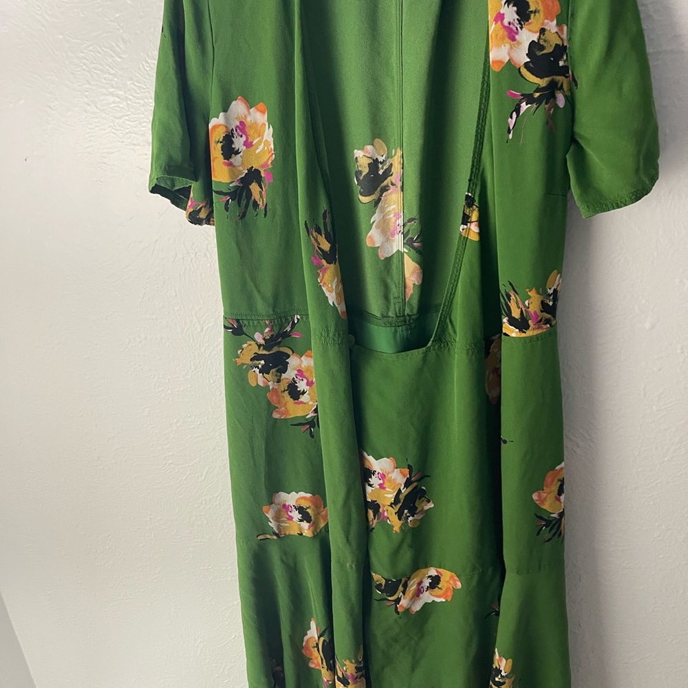 A.L.C. Vibrant Green Floral Blazer